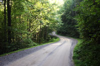 Road in to White Oak Mountain